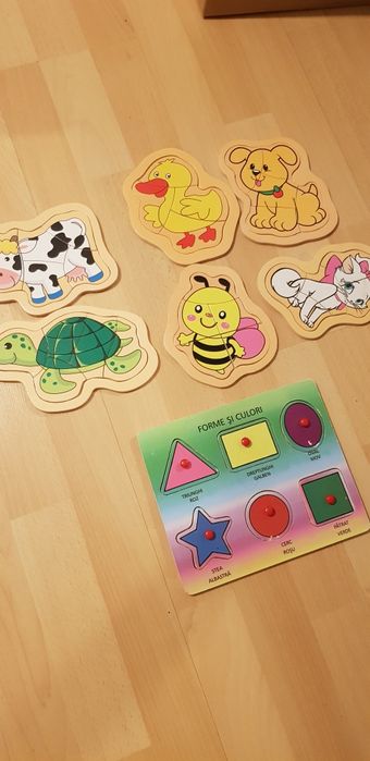 Cărți, puzzle lemn bebelusi