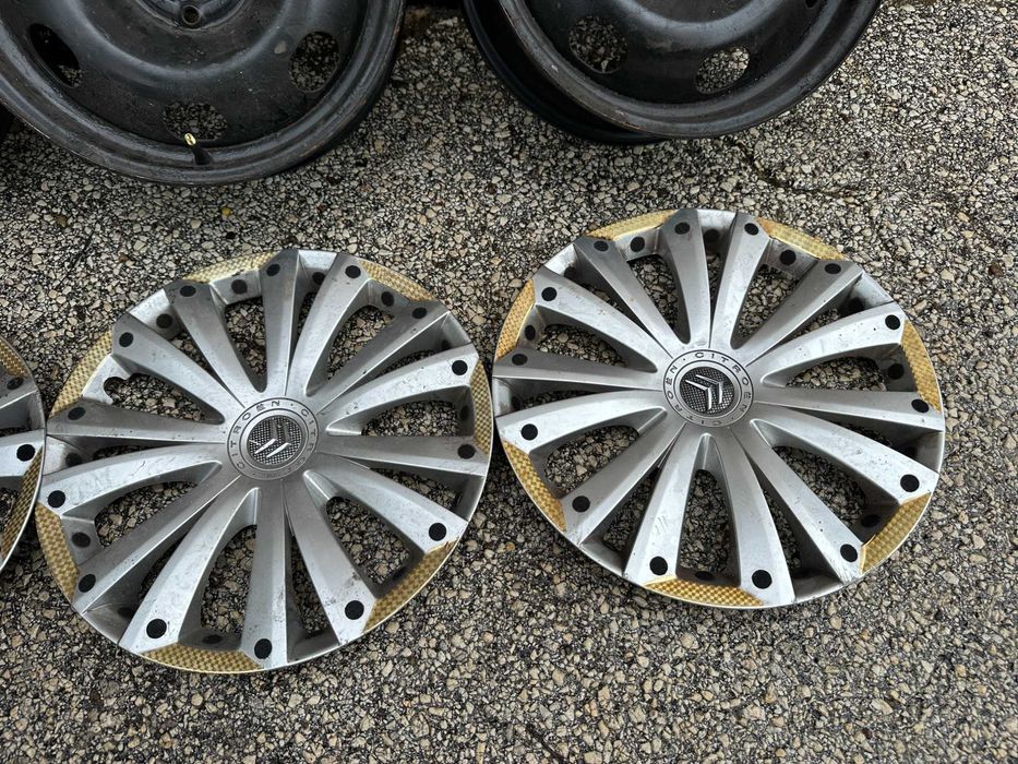 4бр. железни джанти 16" 4х108 - Citroen, Peugeot с тасове