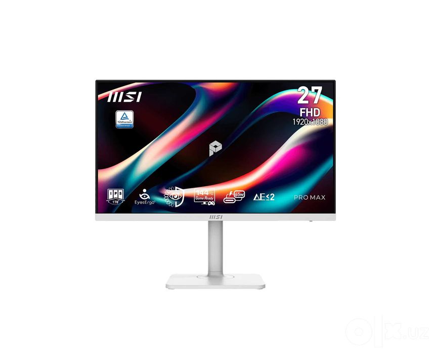 - Монитор MSI PRO MAX 271PHW E14 27" IPS FHD 144Hz White