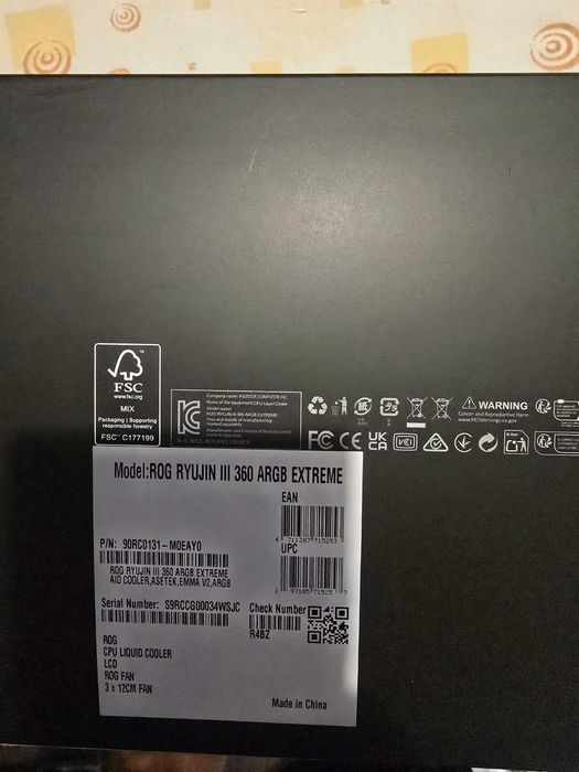 Asus ROG RYUJIN III 360 ARGB Extreme – AIO 360mm – LCD 3.5"