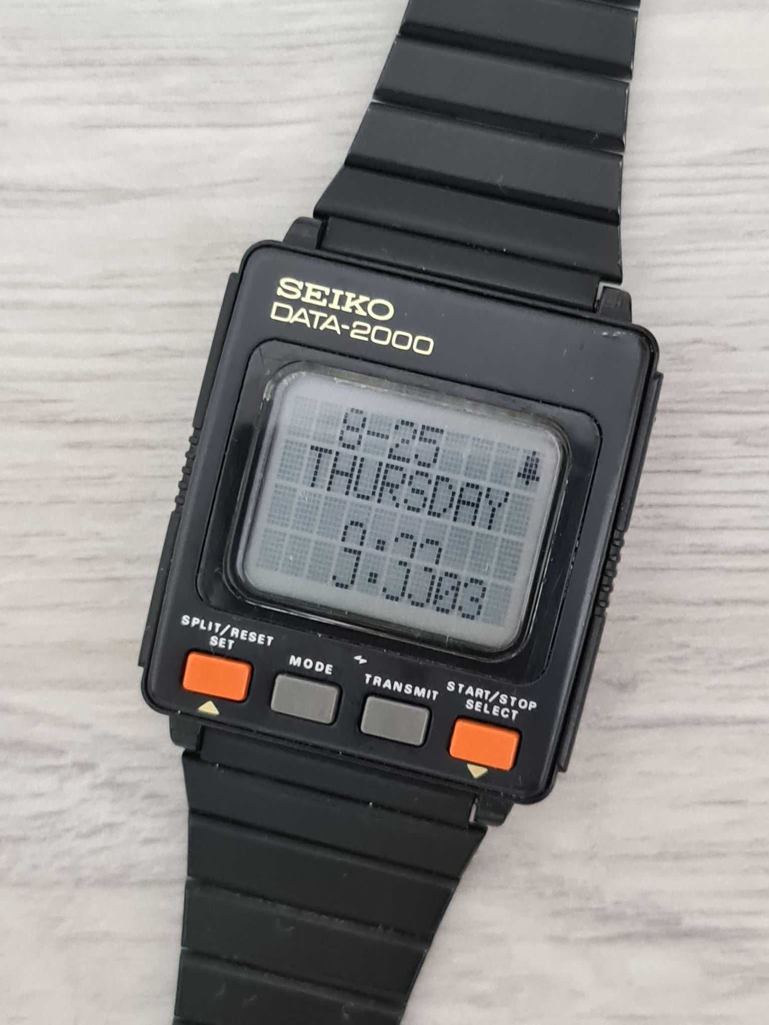 Ceas Seiko DATA-2000 LCD 1983 Vintage foarte Rar made in Japan Medias •  