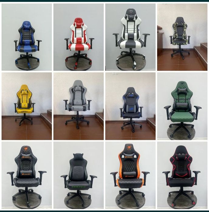 Gamer kresla , Kompuyterniy kresla , Спортивный игровые кресла со скла