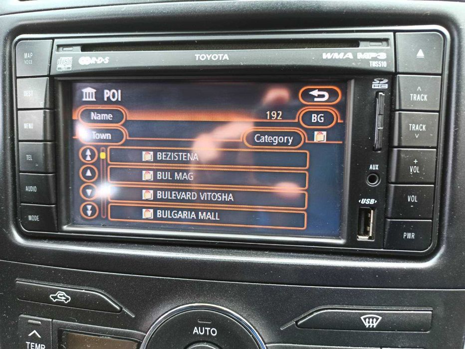 SD картa навигация Тойота TNS510 Toyota Rav4/Auris/Corolla/Prius/Yaris