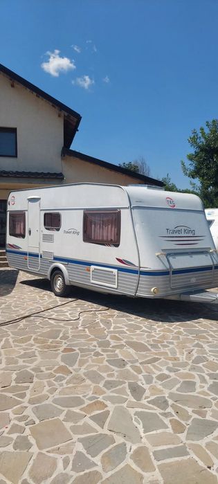 Dethleffs Travel 540 Rulota Tec 520,an 2006,4-5pers,pat. fixe,baie cadita dus wc fix,
