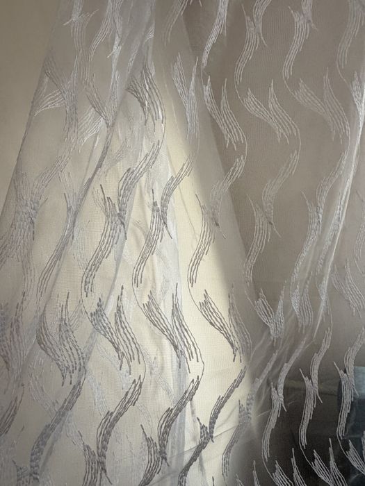 Шторы высота 2,4 с гардинами