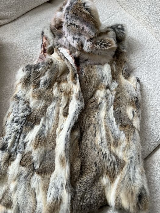 Дамски елеци, изцяло естествен косъм от лисица, монголска вълна и заек