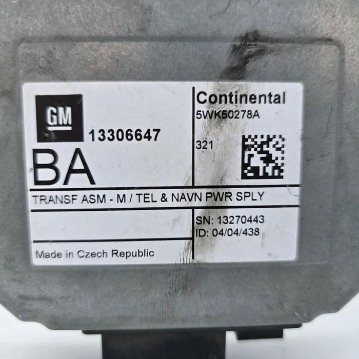 Modul control navigatie Opel Astra J 1.3 CDTI A13DTE
