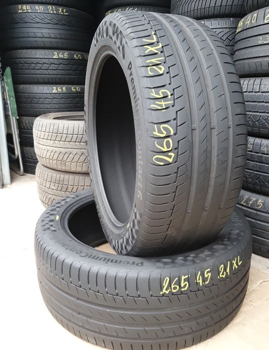 2 Anvelope Vară Continental Contact6  265 45 R21XL  DOT 0220.