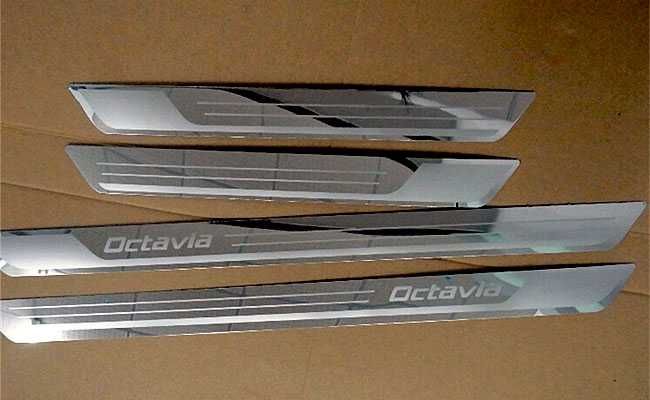 Ornamente INOX praguri (3 modele) - Skoda Octavia 2 / 3 / 4