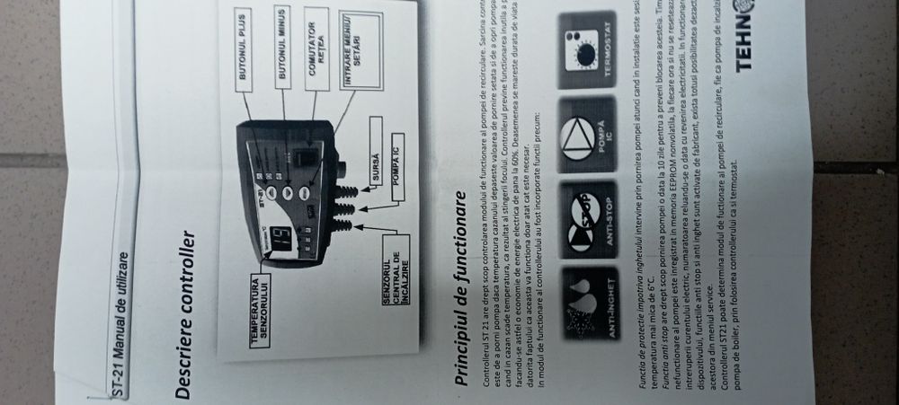 Boiler electric cu o serpentina