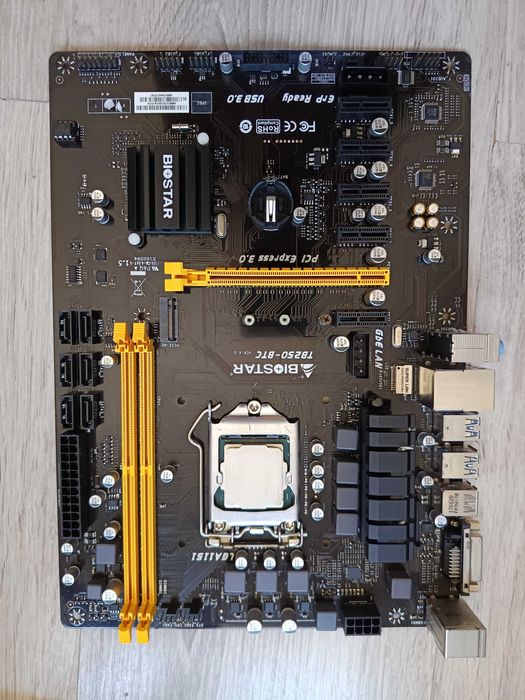 Placă bază biostar tb250-btc + Celeron G3900 + cooler