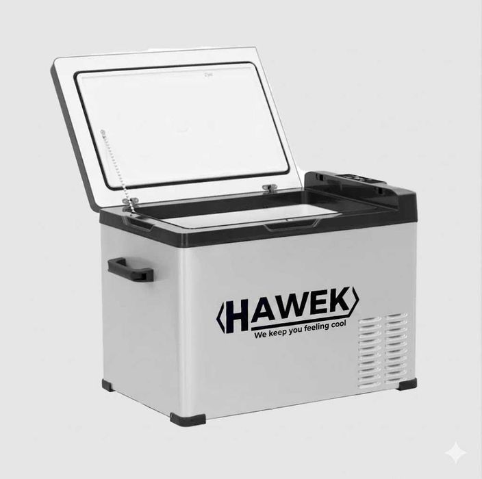Портативен компресорен хладилник HAWEK C40 40L – 12V/24V/220V с охлаждане и замразяване
