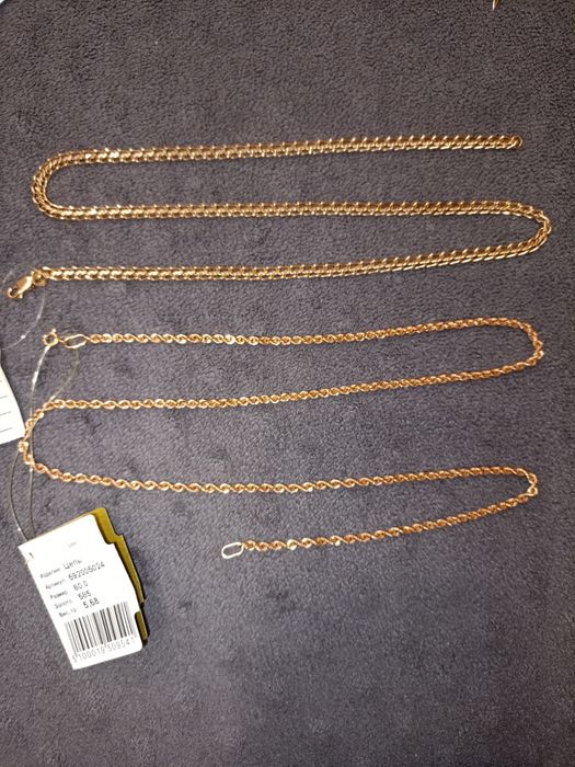 Цепочки золотые  585