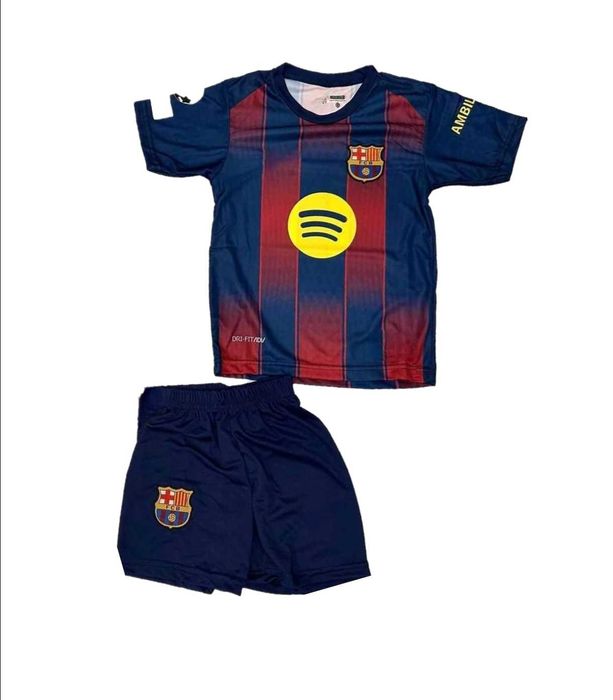 Екип Ямал 2026г Ново Барселона Новия детски Комплект с Шорти YAMAL