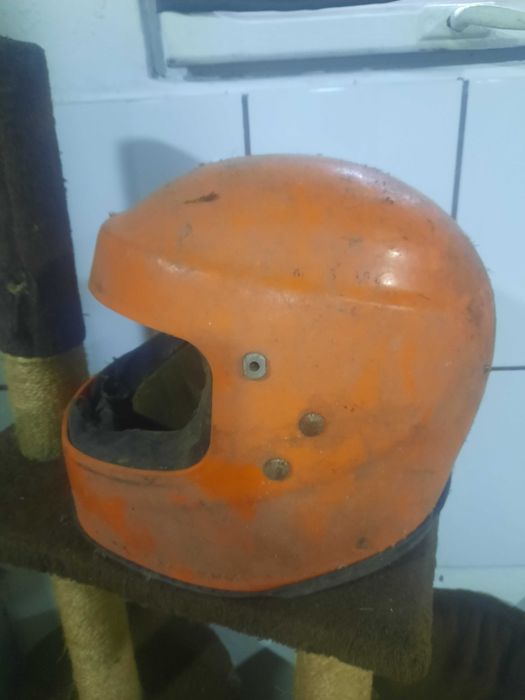 Casca motocicleta Mobra veche originala restaurare