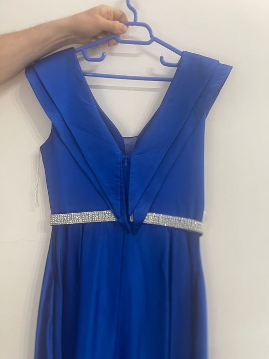 Rochie lunga albastră