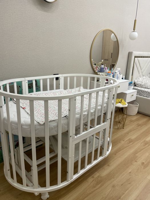 Манеж кровать трансформер, качели