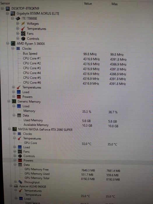 Игровой компьютер в идеальном состоянии
