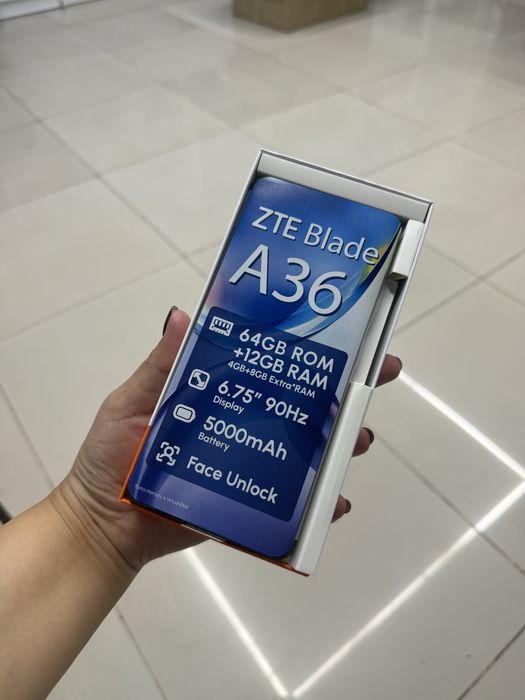 продам новый телефон ZTE A36 64gb