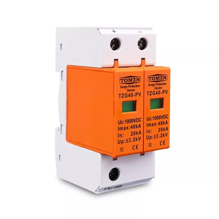 Катоден отводител 2P DC 1000V / 800V / 600V / 500V  20-40ka