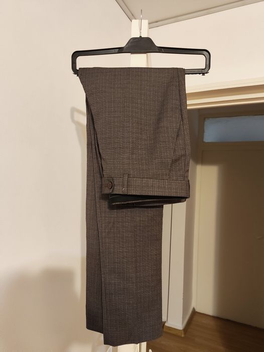 Costum bărbați, 3 piese, gri, mărimea 48