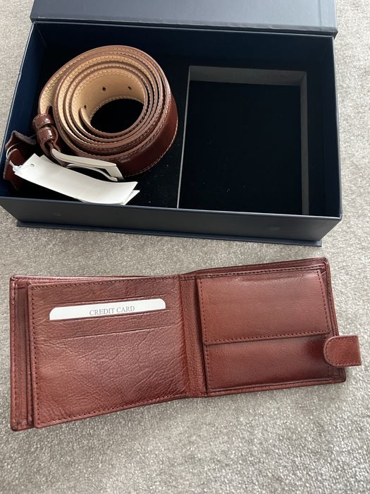 Set barbati curea si portofel piele Benvenuti