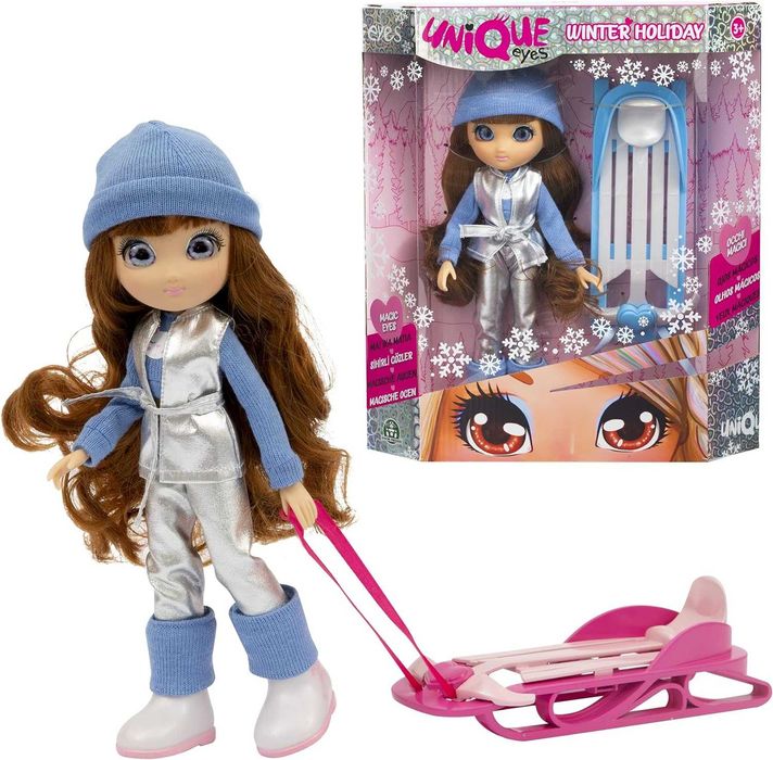 UNIQUE EYES Кукла с реалистични очи фризьорски салон  - 3 вида