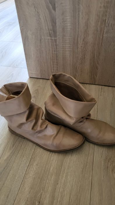 Ботуши от естествена кожа 2 бр. 41/42 номер