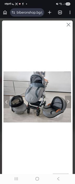 Бебешка количка Gusio Carera 3 в 1