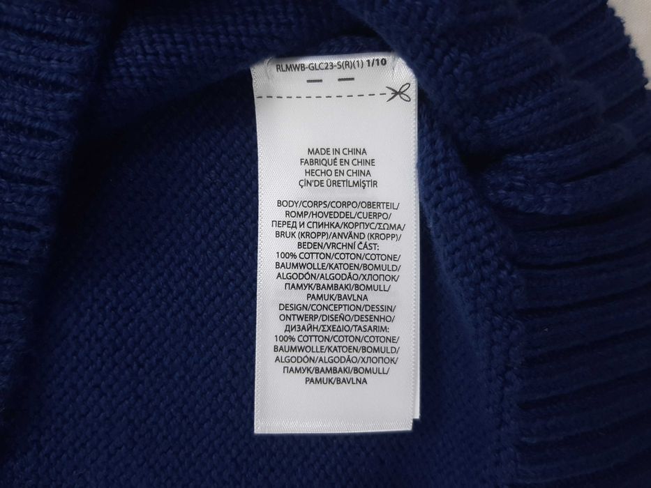 Polo Ralph Lauren Bear - Оригинален мъжки пуловер размер XL