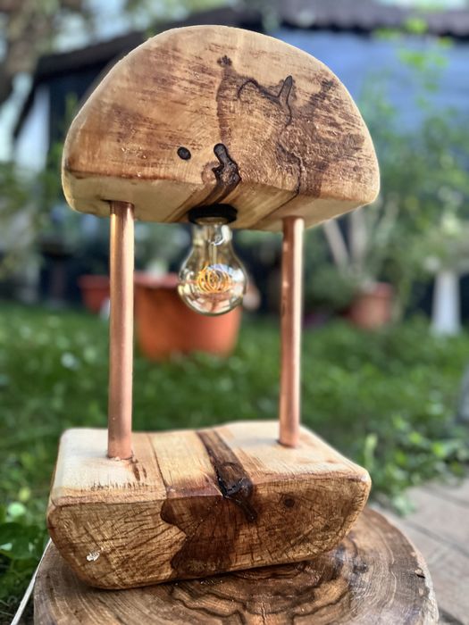 Veioza din lemn/hand-made