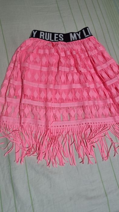 Худи и юбка  для девочки 7-8 лет