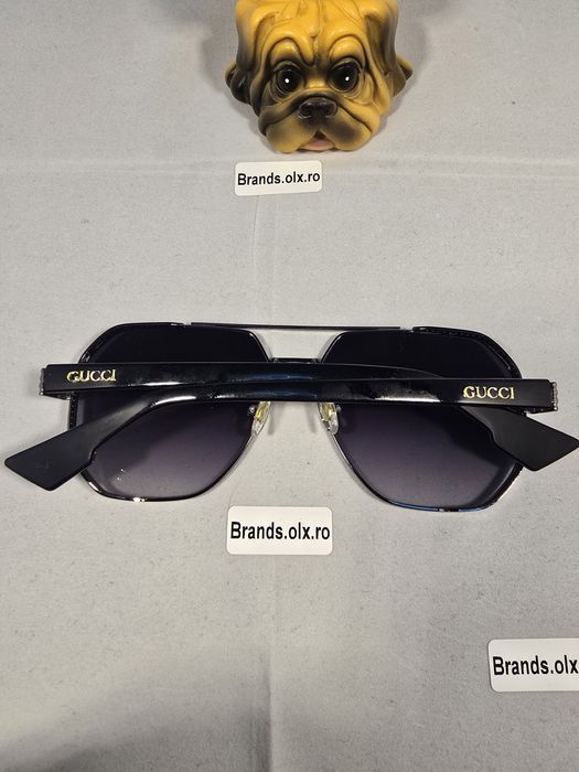 Promotie - Ochelari de soare Gucci Mirro Silver, 66029, made in Italy