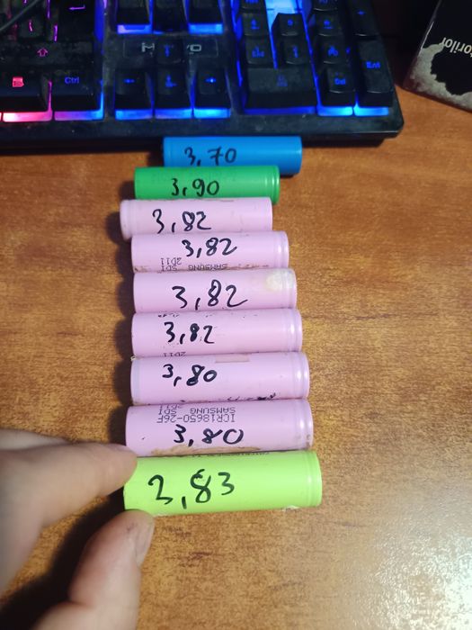 Baterii / Acumulatori Li-Ion 18650 3.70-3.90 v