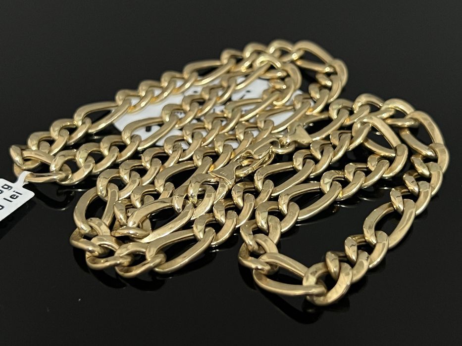 Bijuteria Royal CB : Lant barbatesc aur 14k 34,6gr lungime 64cm