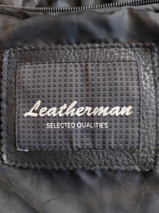 Кожаная куртка .