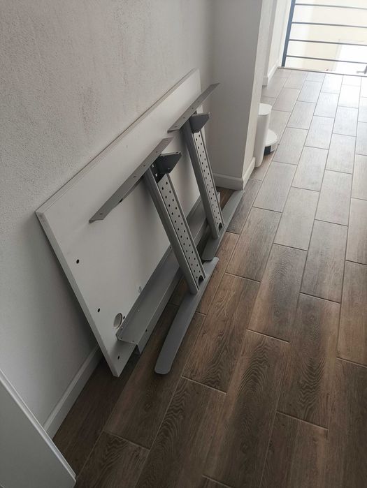 birou alb solid 120 x 80 cm