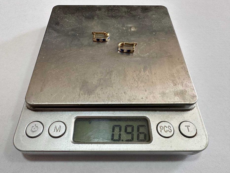 Златни обеци 14К, 0,96гр