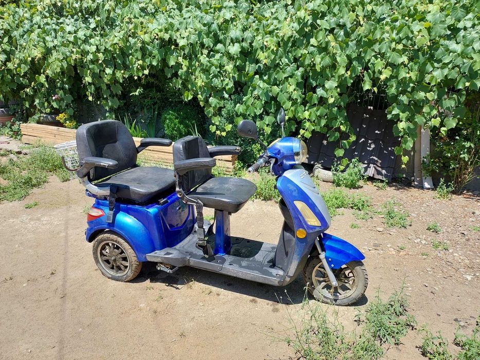 Tricicletă electrică Z-Tech ZT 18, 2 locuri, 1000 W, an fabricație 2020
