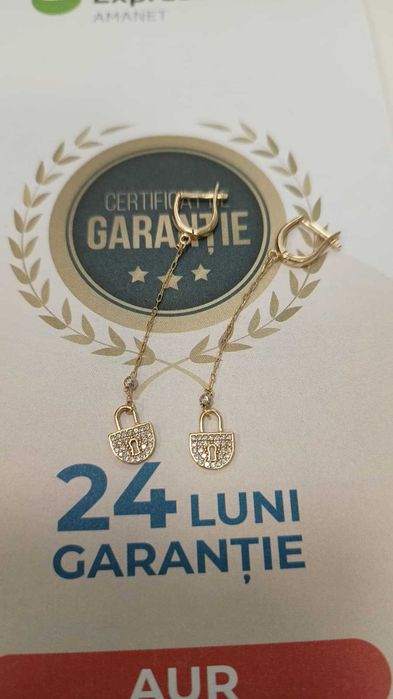 Cercei aur 14K 2.43gr [AG24 Harlau B.46133.2] - Garantie 2 ani!
