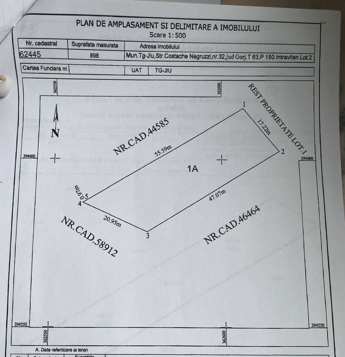 Teren intravilan Targu-Jiu, cartier Tismana, str Costache Negruzzi