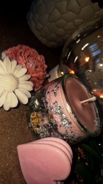 Ръчно изработени соеви свещи