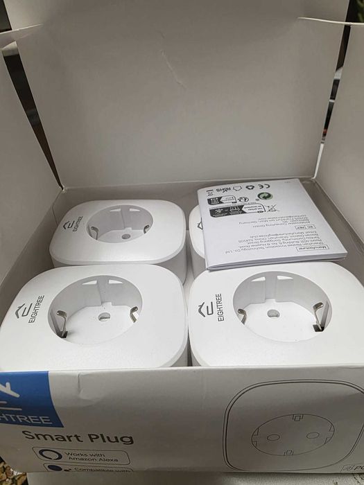 Priză inteligentă WiFi, Alexa, Google Home, SmartThings,16A, 3680W