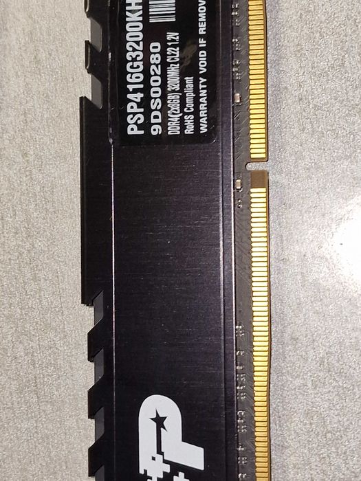 Vand kit memorii Patriot DDR4, 2x8GB, 3200MHz, CL22