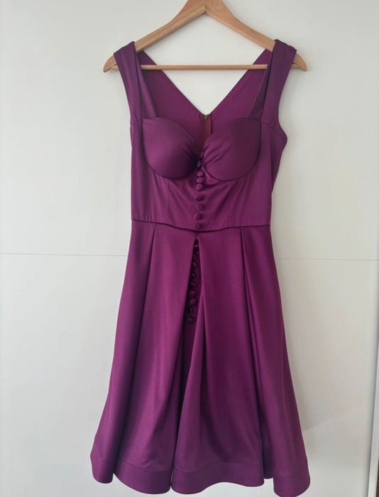Rochie din satin Atmoshpere Mov