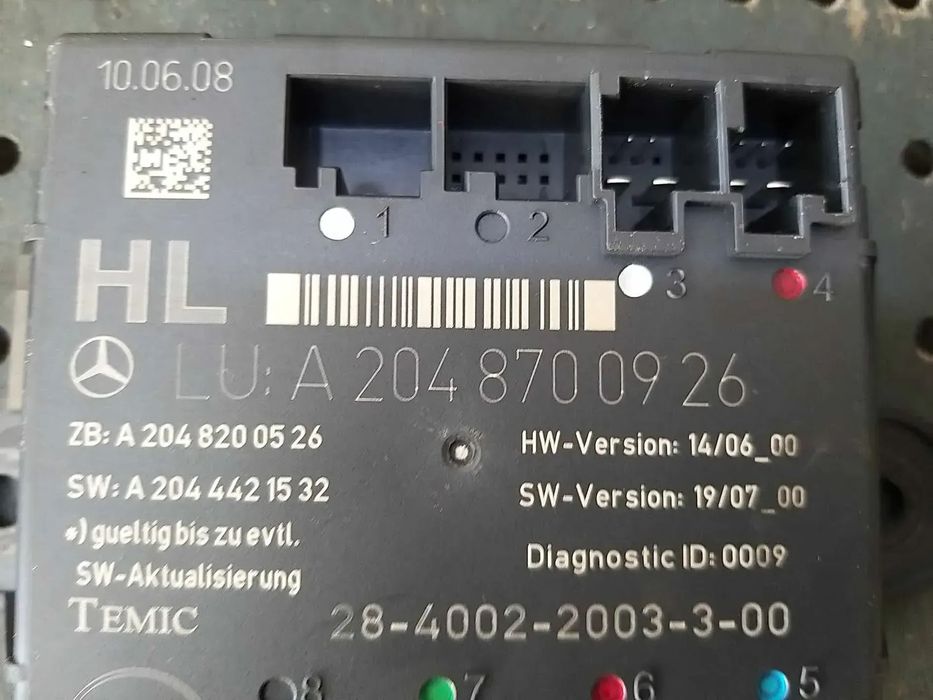Modul usa stanga spate mercedes c class w204 a2048700926