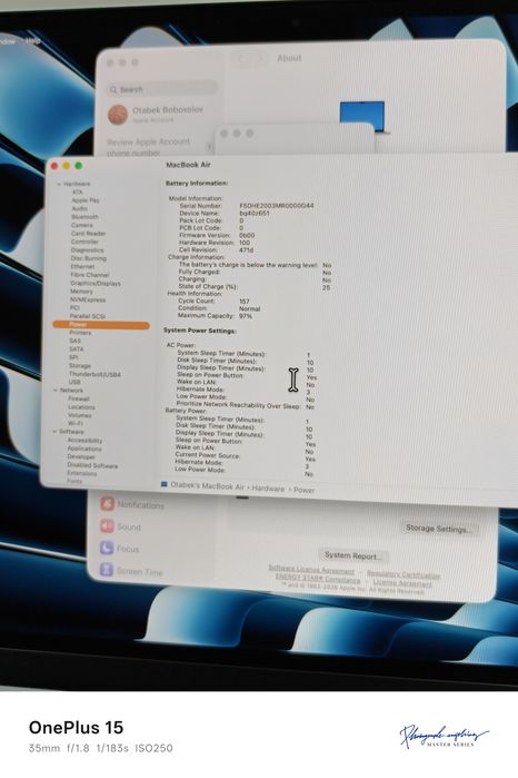 Macbook M4 Air / Ideal xolat