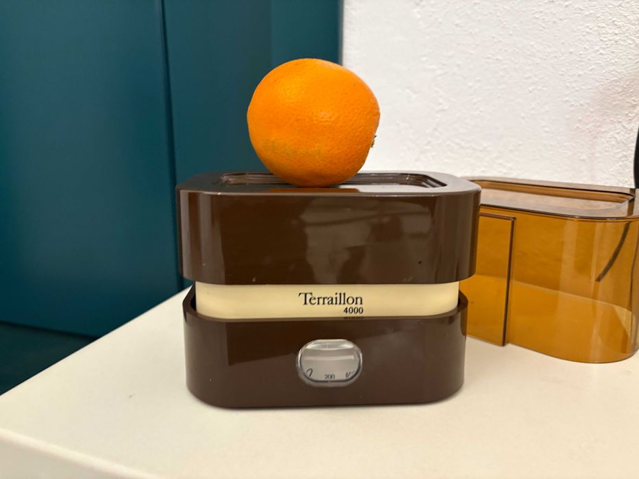 Terraillon cantar mecanic bucatarie gramaj design Franta Marco Zanuso