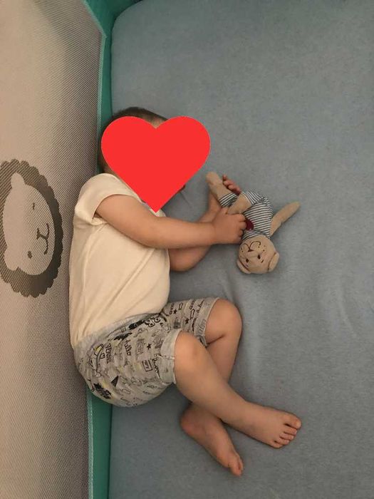 Vand patut pliant Lionelo Suzie + satea pliabila Air Confort Bamboo