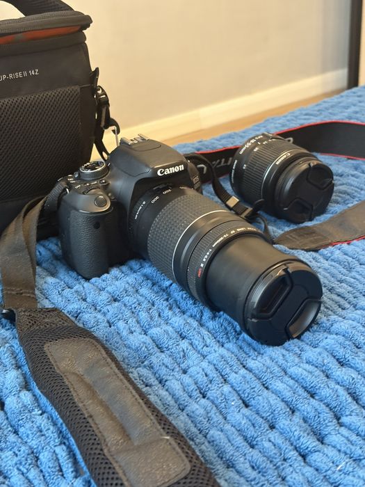 Кенон 600д 18-55 + 75-300